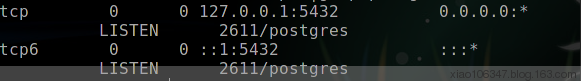 Kali-linux Metasploit连接数据库postgersql - xiao106347 - 学习笔记